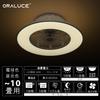 ORALUCE Ceiling Fan Light, 10-Tatami Room Size, LED Ceiling Light with Fan, 56cm Diameter, 4600lm, Dimmable, Color Adjustable, Ambient Lighting,