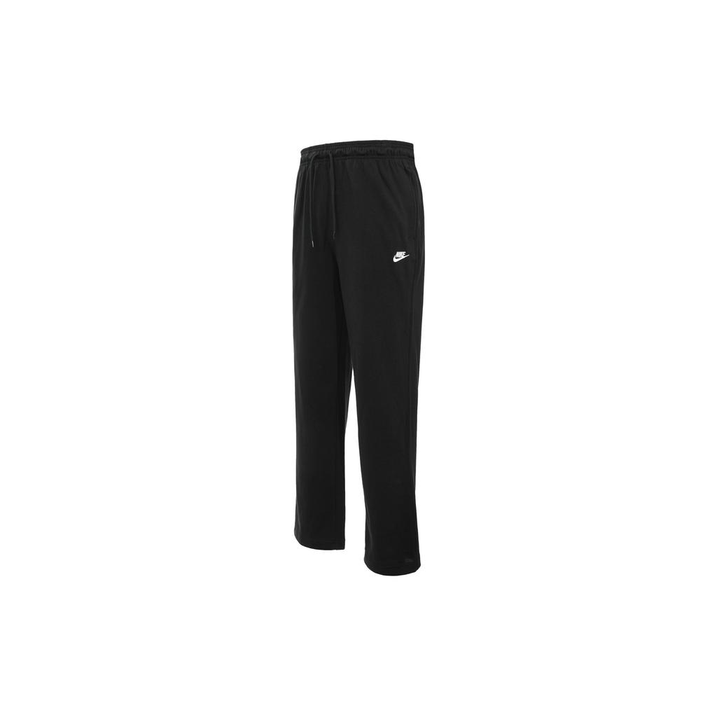 Nike Однотонные вязаные спортивные брюки на шнурке, мужские брюки, черные FQ4333-010