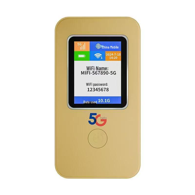 Portable WiFi 6 Mobile Router: 20265g Wireless Network, No SIM Required, Outdoor MiFi Hotspot.