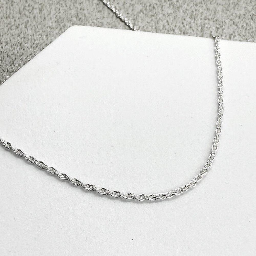 Maison De She 925 Silver Wave Chain Necklace M-Apn016