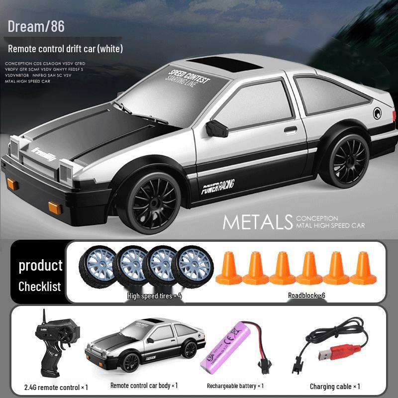 CrossRC AE86 Высокоскоростной 1:24 Дрифт Гоночный 4WD Электрический Радиоуправляемый Автомобиль Игрушка 2.4G