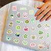 125Pcs/Set Matcha Girl Mini Diary Manual Stickers DIY Scrapbooks Album Decor Decals Stickers