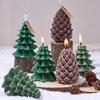 3D Christmas Tree Pine Cone Candle Mold DIY Aroma Candles Soap Silicone Molds Plaster Resin Craft Making Home Xmas Dec Art Gifts