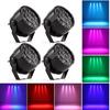 LED Stage Light Lamp RGBW PAR Lights 12pcs LEDs 12W Sound-activated Auto