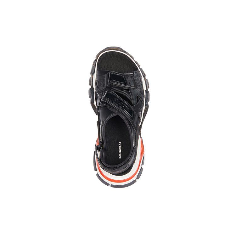 Balenciaga Сандалии на платформе 'Clearsole Черный Красный' 655954W2CC31096