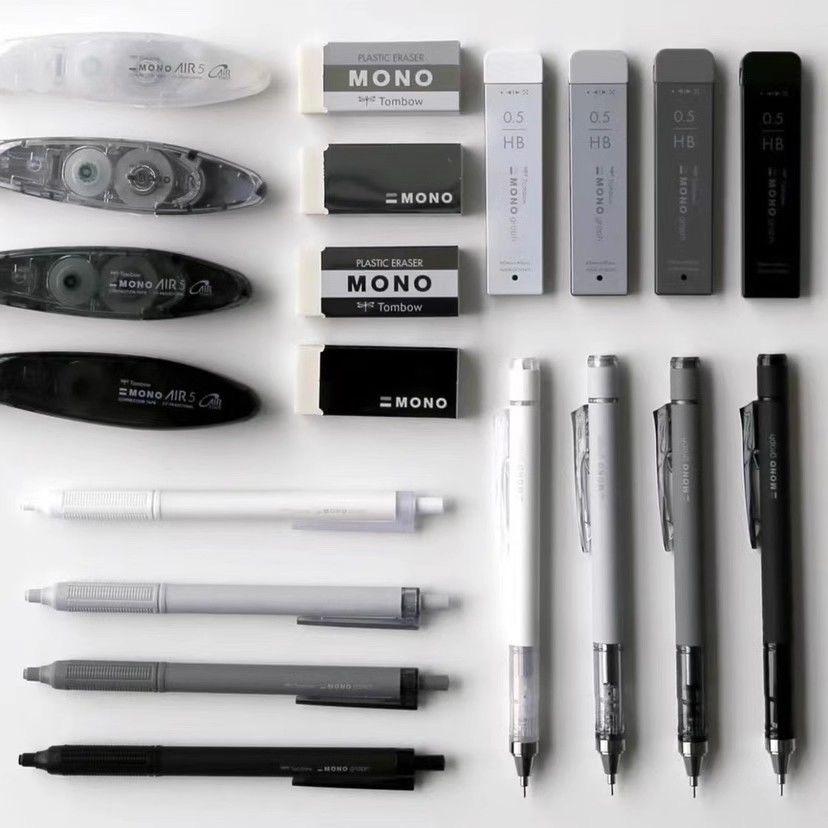 Япония TOMBOW MONO Набор автоматических карандашей Вытряхивание стержня 0,5 мм Канцелярские товары для студентов