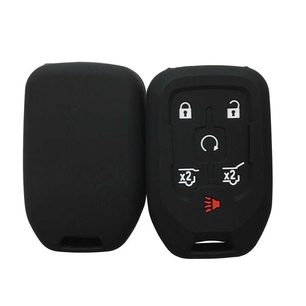 Силиконовый чехол для ключа GMC Terrain 2019 Canyon Remote Key Cover для Chevrolet Suburban Silverado 2500 Автомобильные аксессуары 4/5/6 кнопок