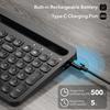 OEM Tastatur Teclado Inalambrico Ergonomic Rechargeable bluetooth Wireless Keyboard Korean Japanese Keyboard for Mobile ipad