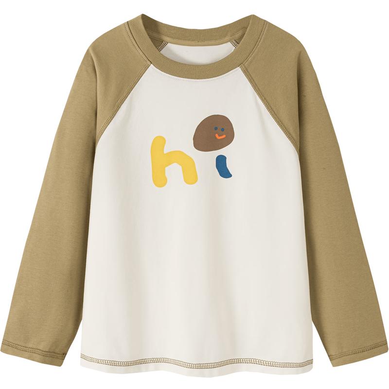Minibarala Unisex Kids Moisture-Wicking Long-Sleeve T-Shirt
