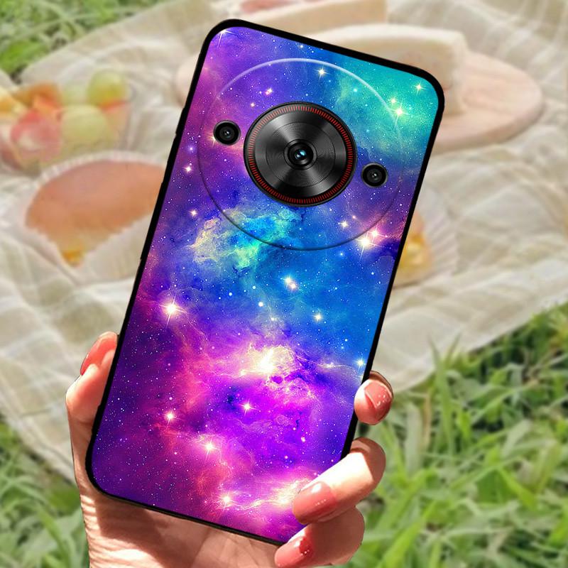 Чехол-бампер для ZTE Nubia Focus 5G, силиконовый, мягкий, с рисунком мрамора, черный, защитный