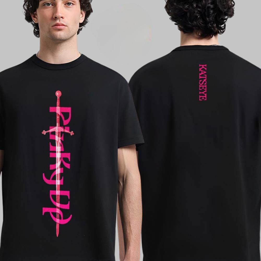Kpop Katseye Pinky Up Graphic 100cotton Unisex Shirt Coachella 2026 Summer New Unisexs Fashion Short Sleeve Tshirt Fan Gift