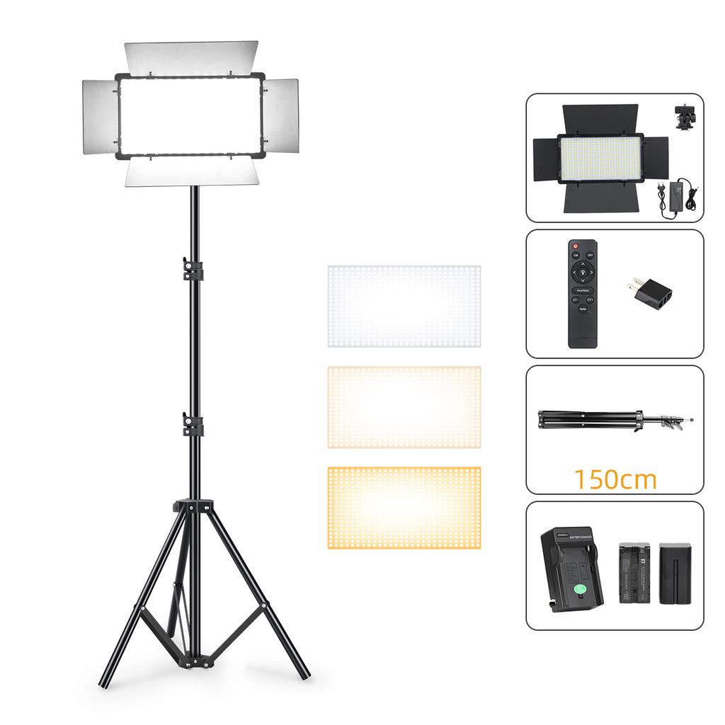 Светодиодные фонари Комплекты для фотостудии Видео освещение Портативная записывающая панель для фотографий Лампа Дополнительный штатив для Youbute Live Tiktok