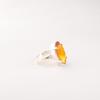Citrine Gemstone 925 Sterling Silver Jewelry Handmade Fashionable Ring For Wife RR-65-6