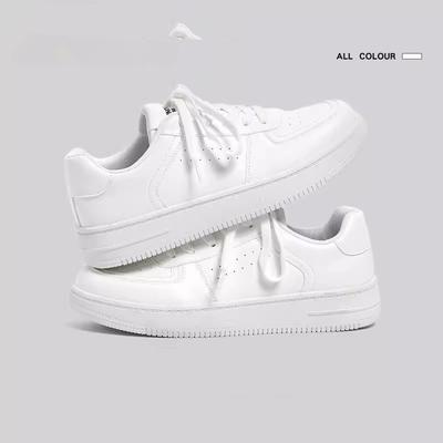 Маленькие белые туфли женские 2025 весна новые популярные туфли на толстой подошве мягкая подошва не устают ноги нишевые универсальные повседневные туфли мужские