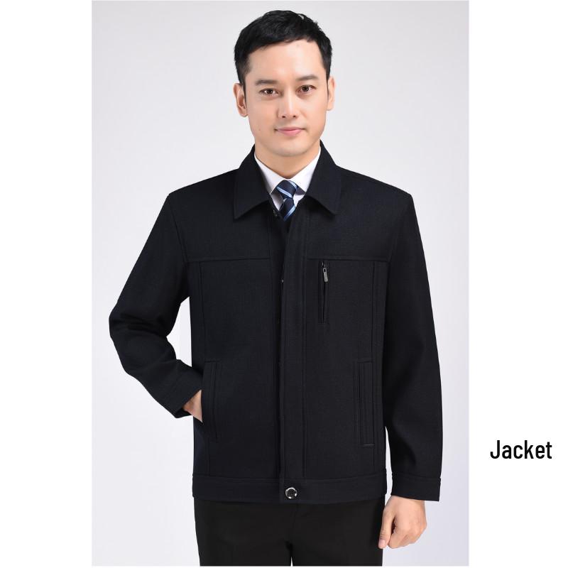 Spring/Autumn Men's Casual Thin Jacket for Middle-Aged & Elderly