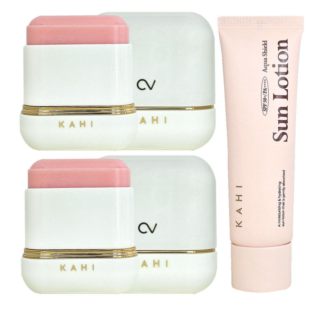 KAHI Sun Stick CV Shine Fit 2 pcs + Sun Lotion 50ml 1 pc