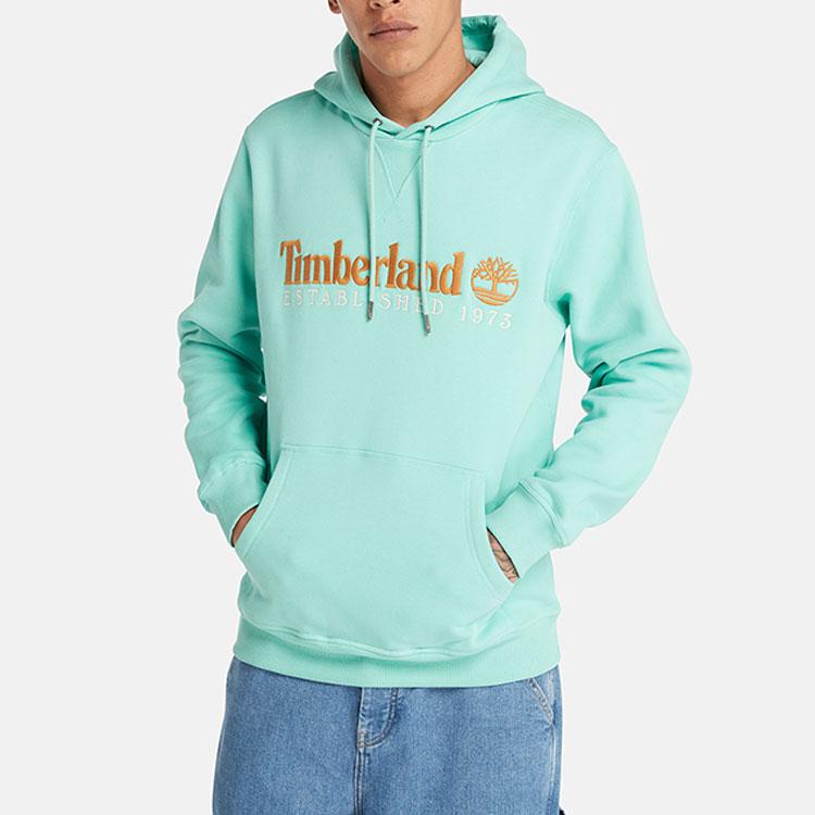 Timberland 50th Anniversary Special Series Hooded Letter Long Sleeve Hooded Letter Hoody Hoody Unisex Holiday-Blue A2E2C-ED4