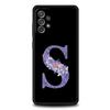 Чехол для телефона с фиолетовым цветком для Samsung Galaxy A17 A07 A55 A35 A25 A15 A05 A33 5G A31 A23 A21s A13 A41 A73 A53 A51 A71