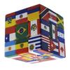 3x3x3 Magic Puzzle Cube Printing National Flag Pattern Packing Cubo Childrens Gifts Educational Fidget Speed Cube Toys For Kids