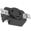 Premium-US Standard 3 Wire Grounding Flush NEMA L6-30R 30 Amp 250 Volt Locking Female Wall Outlet Receptacle For Industrial Use