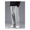 Gray Men's Straight Leg Relaxed Cut Sweatpants