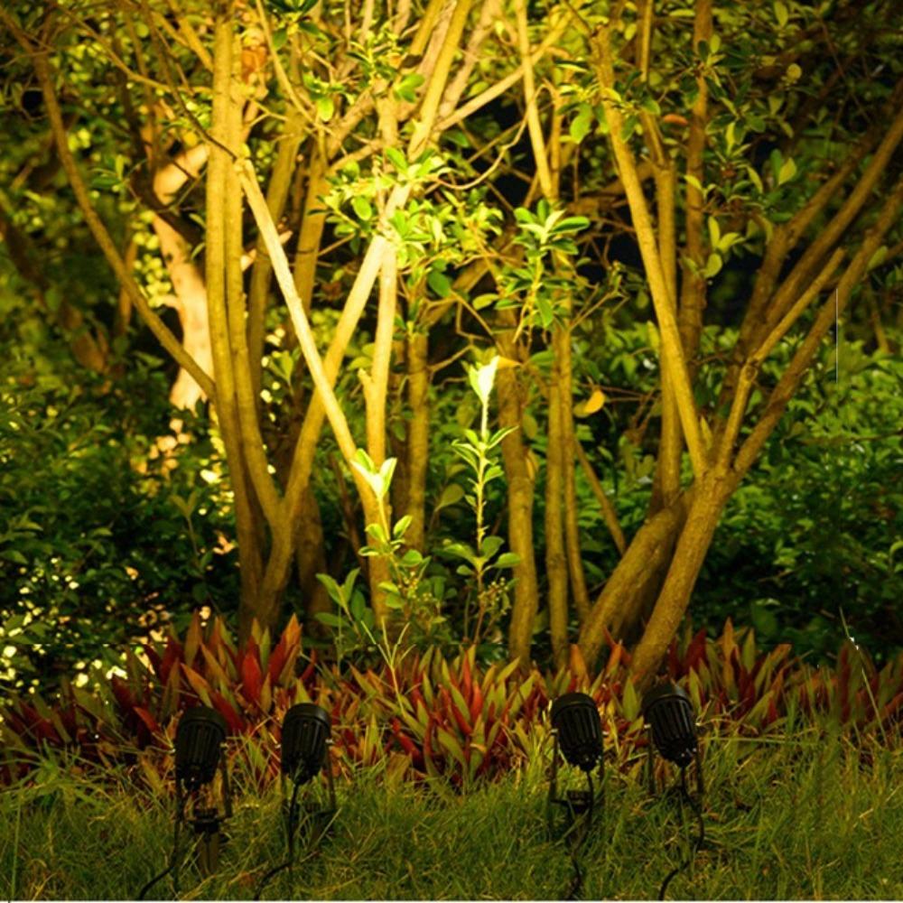 Solar Powered Solar Landscape Lights 4 In 1 Garden Lawn Lamp Decoration Solar Spotlights  Outdoor