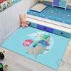 Ковер с русалкой, детский коврик для йоги в гостиной, коврик для ползания, коврик для гостиной, коврик для игровой зоны, коврик для ванной комнаты, декор комнаты