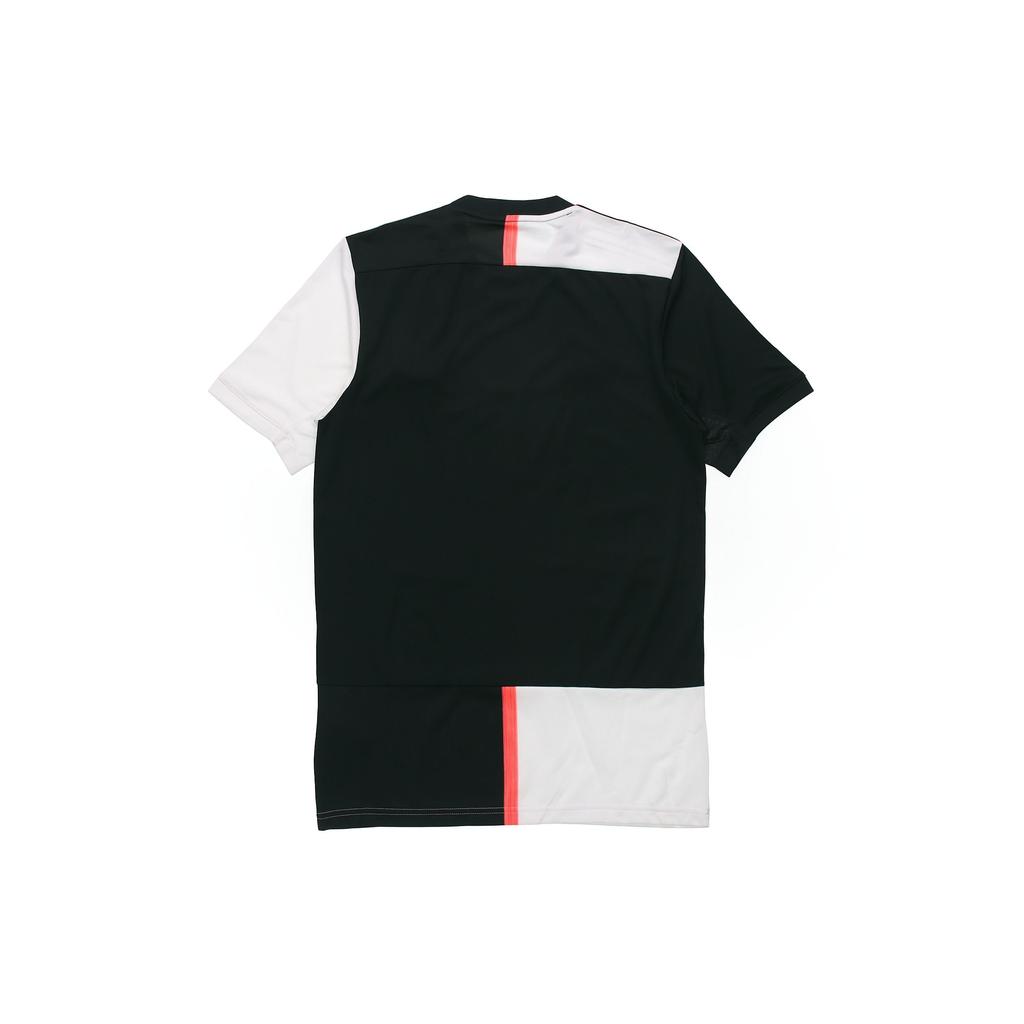 adidas Футболка с коротким рукавом Juventus Home Game, мужские топы, черный, белый цвет, DW5455
