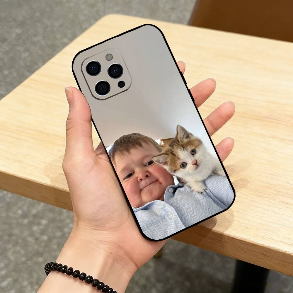 Смешной Чехол для Телефона Хасбулла Бабайт для iPhone 17,16,15,14,13,12,11 Plus,Pro Max,XS,Мягкий Силиконовый Черный Чехол