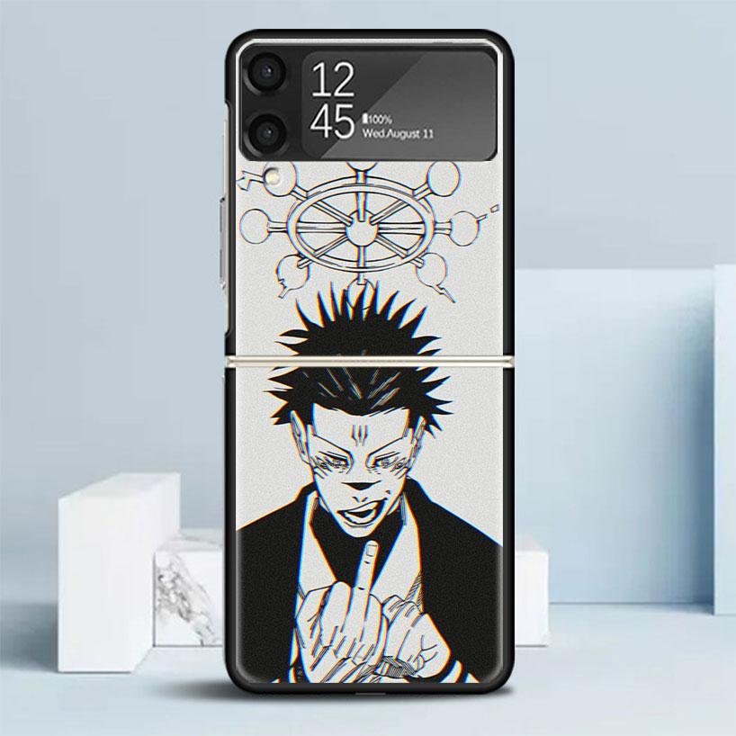 Чехол для телефона Kaisen J-Jujutsu Sukuna Mahoraga для Samsung Galaxy Z Flip7 Flip6 5G Flip5 Flip4 Flip3 ZFlip 7 6 3 4 5 Ударопрочный Bac