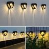 LED Solar Light Outdoor Path Stair Fence Wall Landscape Lamp Garden Staircase Night Light