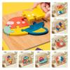 Wooden 3d Puzzle Cognitive Animal Traffic Shapes Matching Blocks For Early Education