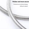 Stainless Steel Shower Head Hose Large Bore Shower Extension Tube Durable Faucet Hose  Hotel