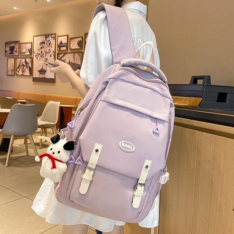 Новый школьный рюкзак большой вместимости для учеников средней и старшей школы, рюкзак для милой девушки