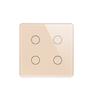 European Standard WiFi Zero Flame Aluminum Alloy Wall Switch