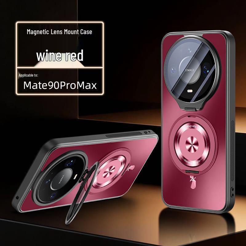 Чехол для телефона Huawei Pura90Pro Матовый с полным покрытием и подставкой для камеры