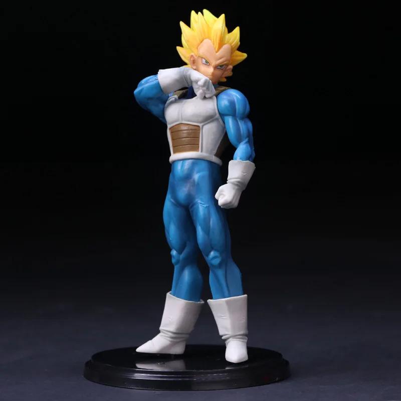 Bandai Dragon Ball 22 см Фигурка Сон Гоку Вегета Фигурка Супер Сайяна Аниме Коллекционные Фигурки для Детей DBZ Фигурка Действия Модель