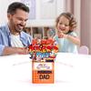3D Pop Up Happy Father's Day Card for Men Dad Husband Grandpa Best