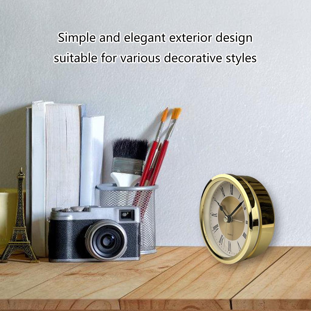 Essential 89mm Clock Insert Clock Head Arabic Numeral Roman Numeral Watch Insert Add Charm To Any Space Easily Reading