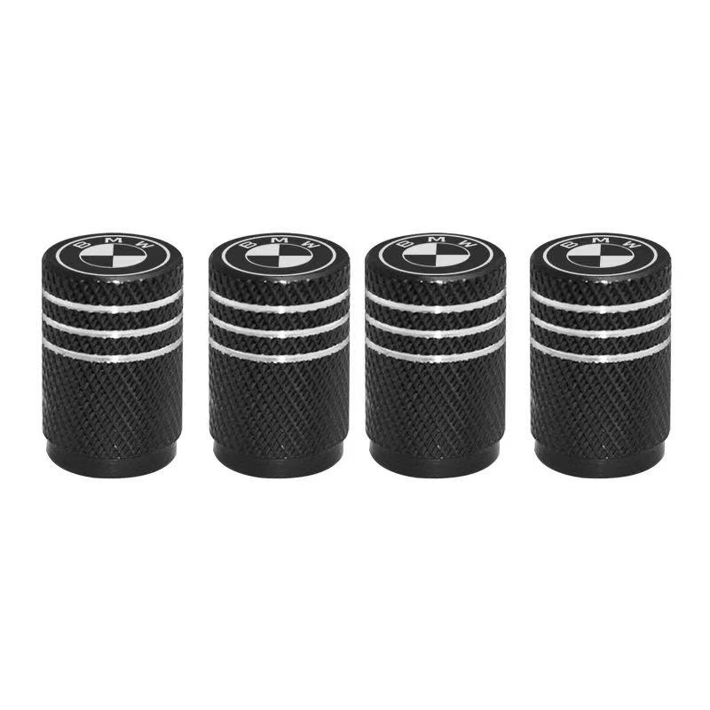 KYLZ4 4PCS Car Wheel Tire Valve Stem Caps Decorative Auto Exterior Accessories For BMW E36 E39 E46 E60 E90 E90 F01 F10 F30 E93 G01 G20