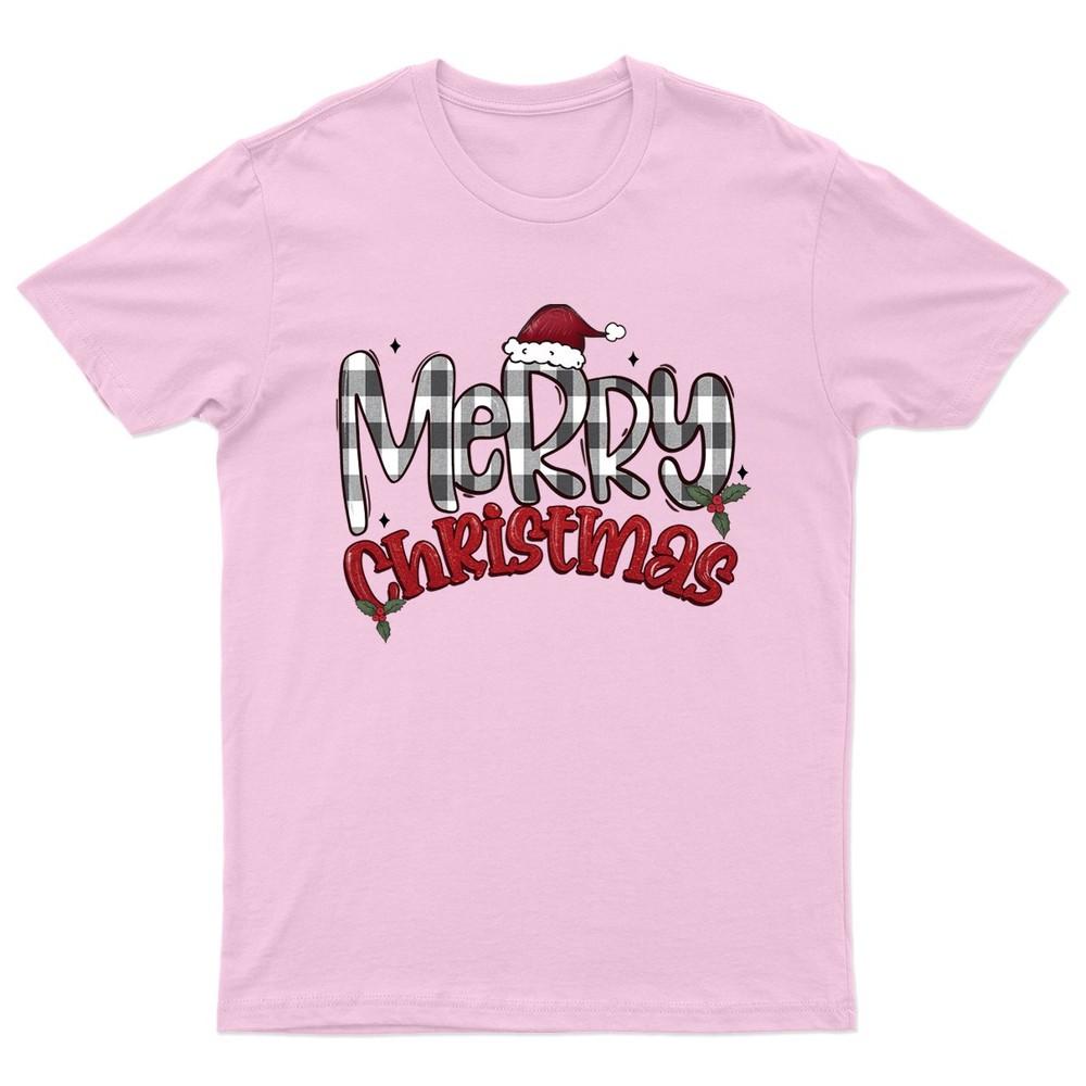 Merry Christmas Holiday Buffalo TShirt Unisex Gift Retro Seasonal Funny Xmas