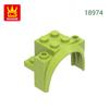 37 шт./лот 18974 Арка Круглый Транспортный Блок Moc Цвета Аксессуары Работает с с Кирпичом DIY Детская Игрушка Собираемые Детали