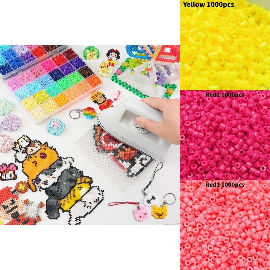5mm Plastic Beads 1000pc Diy 3d Puzzle Kit For Kids Creative Craft Activity Toy