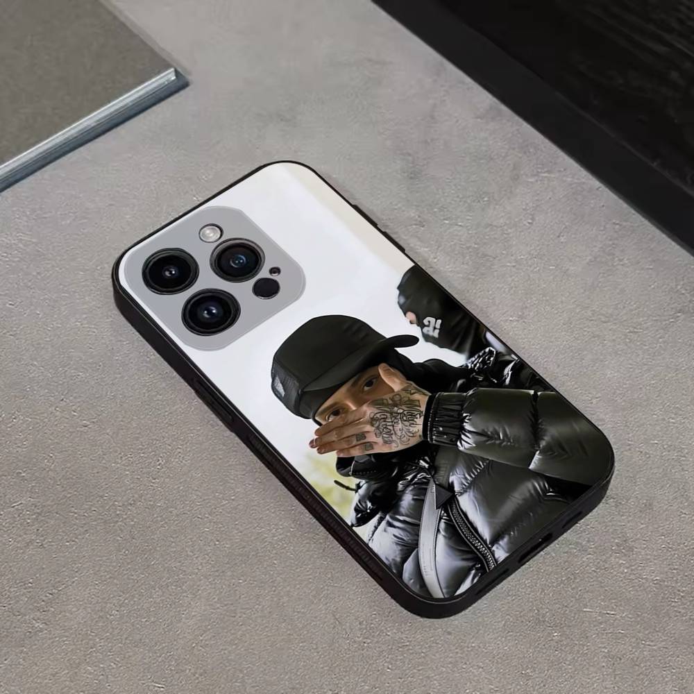 Чехол для телефона рэпера Central Cee для iPhone 16,15,14,13,12,11 Plus,Pro Max,XS,X,XR,SE,Mini,8,7, Мягкий силиконовый черный чехол