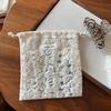 Mesh Large Capacity Drawstring Bag Portable Toiletry Cosmetic Travel Hand Carry Storage Pouch