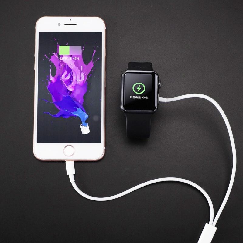 HdoorLink Беспроводное магнитное зарядное устройство для Apple Watch 2 в 1 для iWatch 8 Ultra 7 6 5 SE 4 3 2 1 серии USB портативные аксессуары для быстрой зарядки