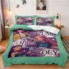 Постельное белье K-Pop Demon Hunters для фанатов, детей, машинная стирка, прочное, размеры кинг, квин, твин для K-pop девушек, домашний декор для спальни