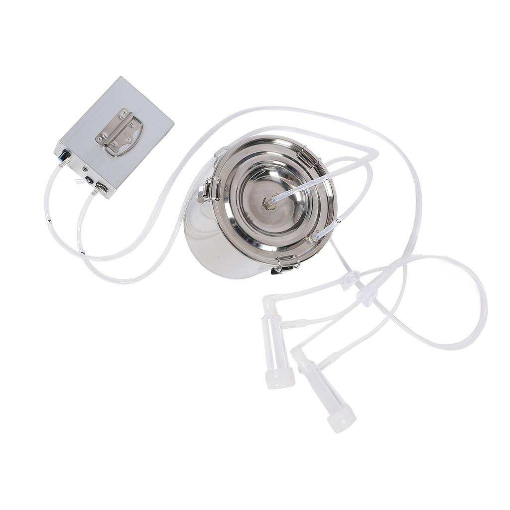 Доильный аппарат для коз 7 л портативный перезаряжаемый регулируемый всасывающий из нержавеющей стали автоматический