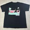 Футболка с графическим принтом кубиков льда Rap Tee Shirt Взрослая Размер L Черный Современная Шелкография