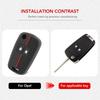 Чехол для смарт-ключа автомобиля, держатель для брелока Chevrolet Malibu Cruze Spark Opel Vauxhall Astra J Corsa DE, силикон